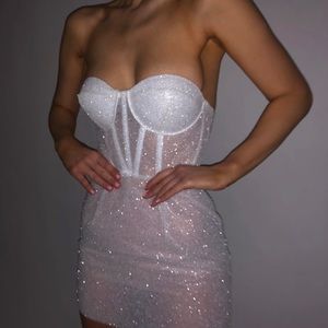 NWT Seraphina Collection THE ANGELICA DRESS, white, size US 4 or UK 8